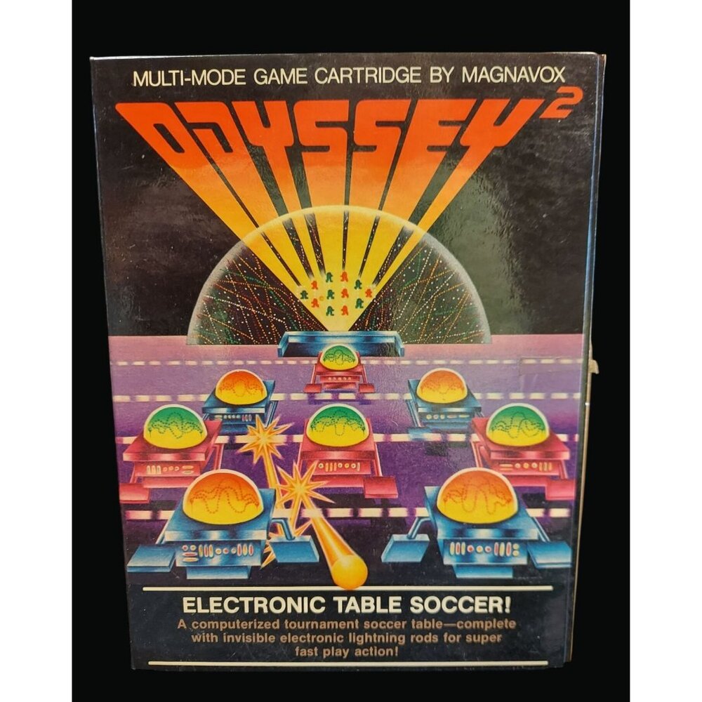 Magnavox Odyssey 2 Electronic Table Soccer Game Cartridge With Box R01 O
